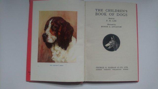 Preview of the first image of Rare Vintage The Children’s Book Of Dogs By F. H. Lee 1957.