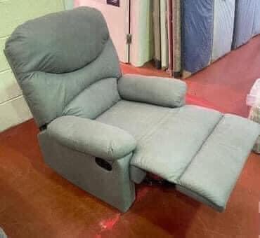 Image 1 of Regency recliner armchair in faux grey suede