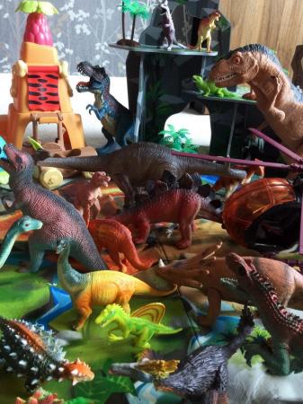 Image 2 of Dinosaur Toys. HUGE Bundle - 180 Dinosaurs and lots more