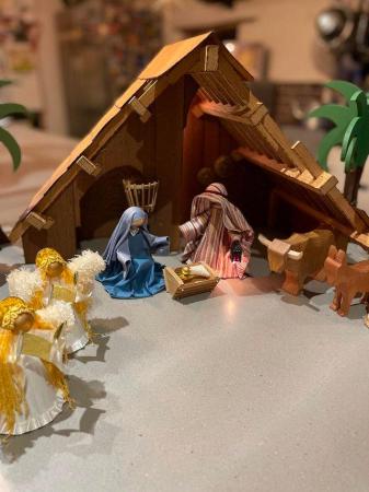Image 1 of Bespoke Hand made Nativity Scene