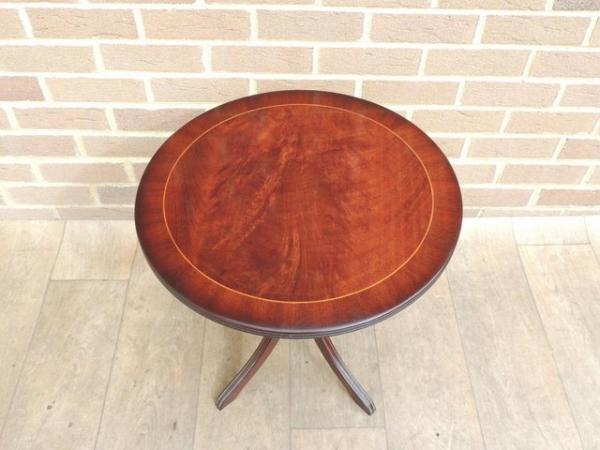 Image 6 of Foldable Mahogany Side Table (UK Delivery)