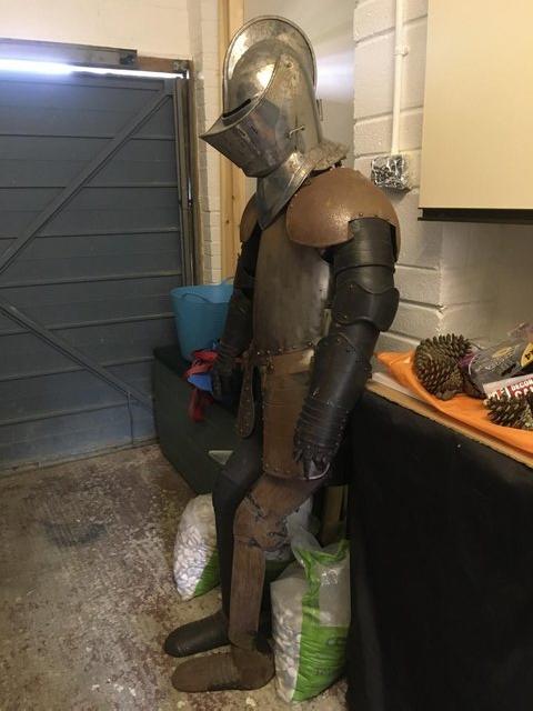 Preview of the first image of Suit of armour (sadly rusting & in need of restoration).