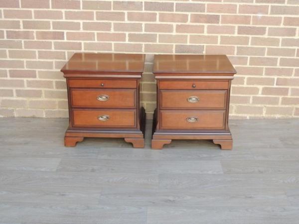 Image 1 of Pair of Stag Bedside Tables (UK Delivery)