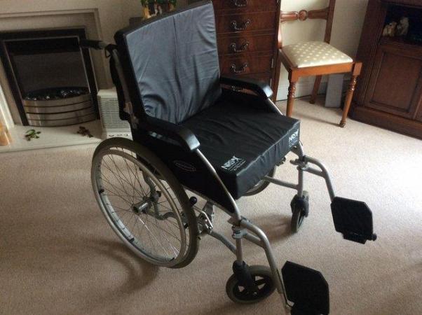 Image 3 of Lightweight wheelchair folding with gel filled tyres