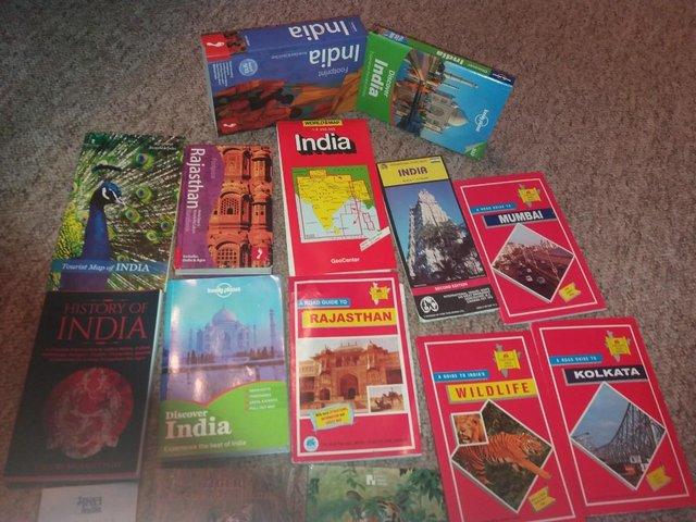 Preview of the first image of essential guides to India maps and information books.