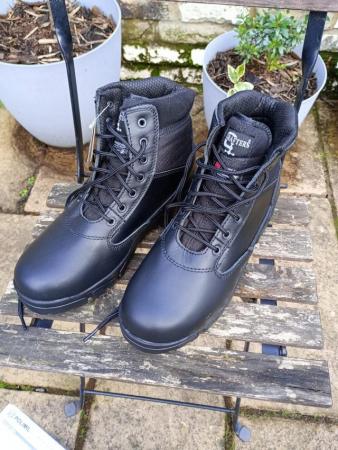 Image 2 of Grafters M870A Sherman Black Service Combat Boots - Mens UK8