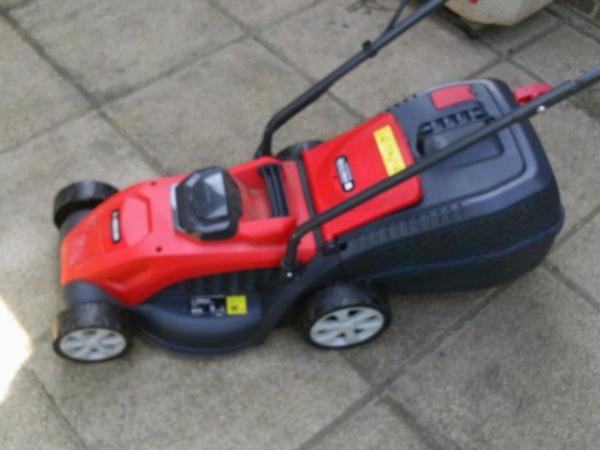 Image 1 of sovereign battery lawn mower