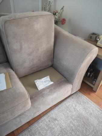 Image 2 of Next 2 seater sofa and arnchair