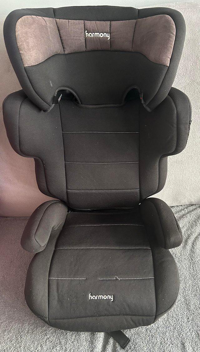 Preview of the first image of Car seat in black Harmony make.