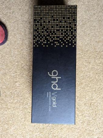 Image 1 of As New ghd v Gold professional styler hair straightners