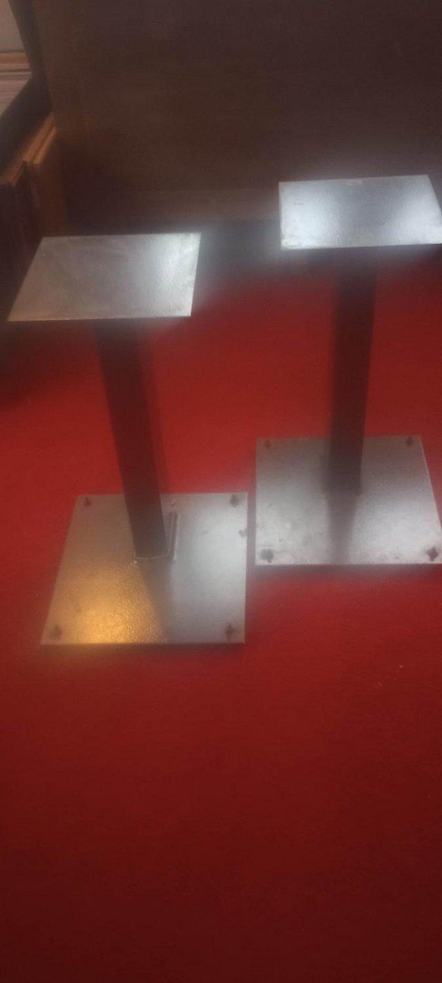 Preview of the first image of Speaker Stands - Heavy weight steel.