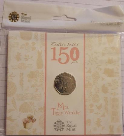 Image 2 of Royal Mint B. Potter Mrs Tiggy-Winkle 2016 50p
