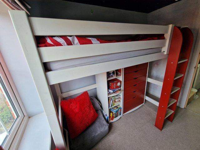 Preview of the first image of Scallywag convertible high sleeper/ cabin bed.