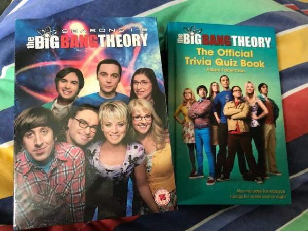 Image 1 of New The Big Bang Theory Seasons 1-8 Box Set and Book
