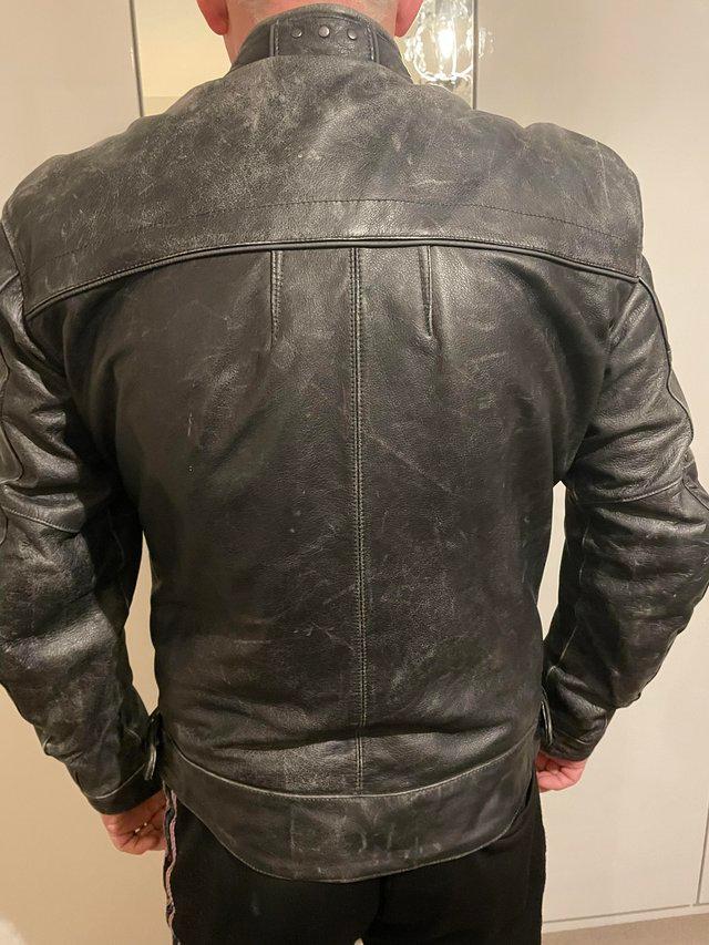 Preview of the first image of Genuine Leather motorcycle jacket.