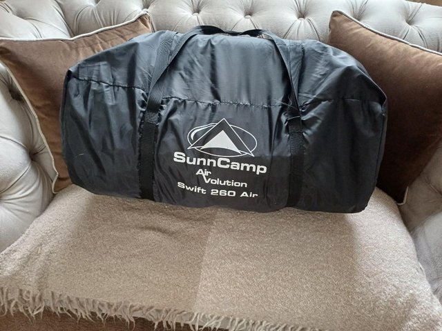 Preview of the first image of Reduced - SunnCamp Swift Airvolution 260 Air Porch Awning.