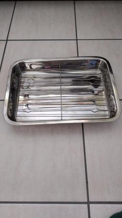 Image 2 of Stainless steel roasting dish.