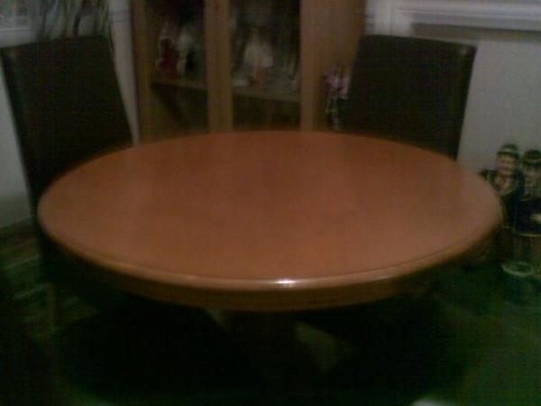 Image 1 of Dining table and 4 chairs good condition