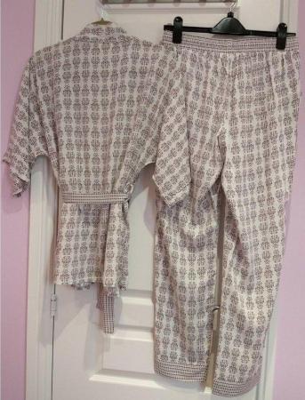 Image 2 of House of Fraser LINEA Women's Pyjama Trousers & Gown Set