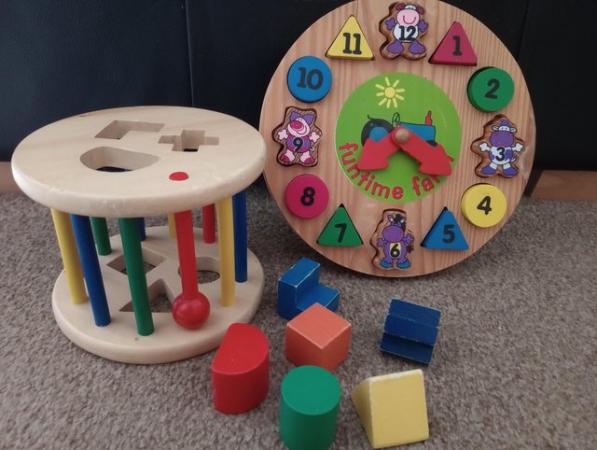 Image 1 of Wooden toy lot for sale
