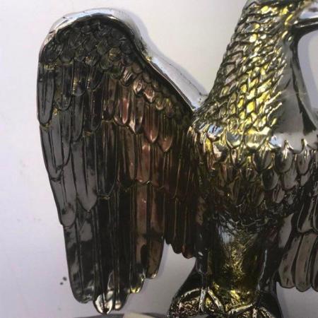 Image 5 of Reichstag Eagle in bronze then silver plated