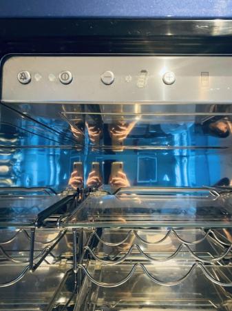 Image 3 of Rare Smeg fridge freezer with stainless steel interior