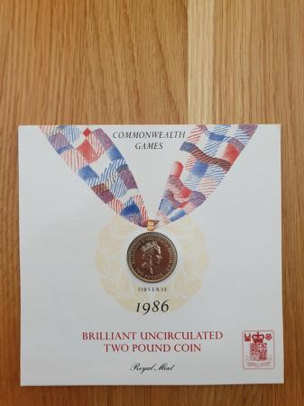 Image 3 of Royal Mint 1986 Commonwealth Games Commemorative £2 Coin