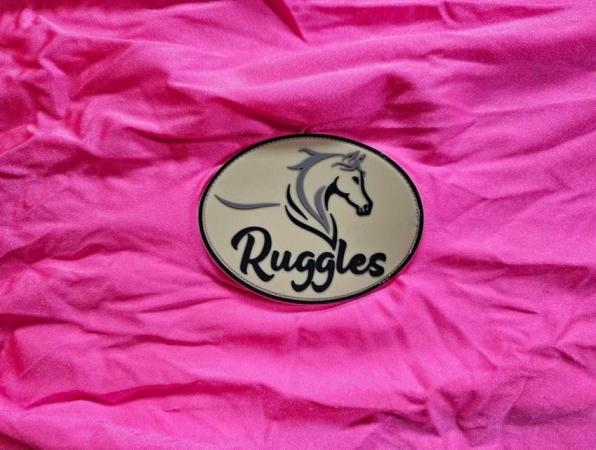Image 5 of Miniature horse full lycra body suit - pink 3'9/4'0 size