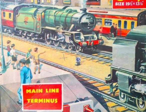 Image 4 of RARE 1960's PUZZLE - MAIN LINE TERMINUS 400 pcs