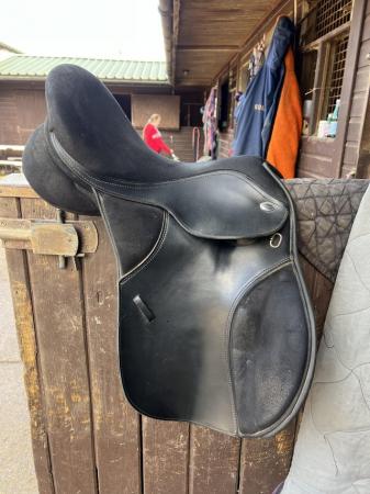 Image 1 of 17 inch thorowgood saddle