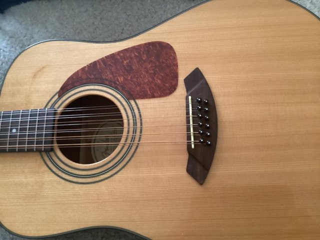 Preview of the first image of Fender 12string guitar with gig bag.