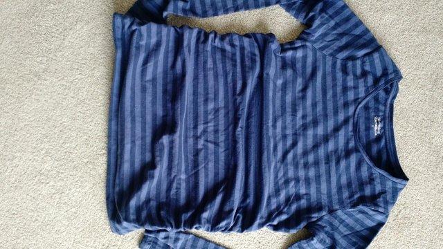 Image 1 of Maternity long sleeved top size S Mothercare