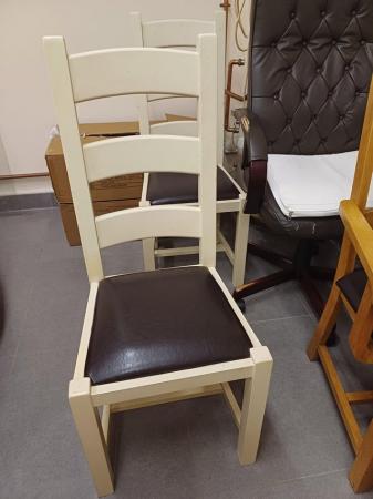 Image 1 of 8 Oak kitchen chairs for sale
