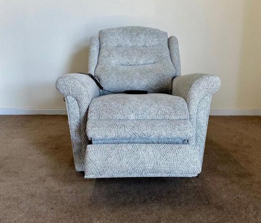 Image 9 of PRIDE ELECTRIC RISER RECLINER DUAL MOTOR GREY CHAIR DELIVERY