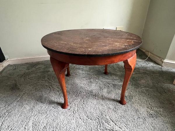 Image 2 of Free round table-ideal for upcycling
