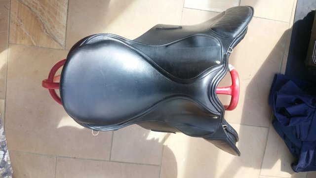 Image 2 of Jeffries Falcon Hawk Event Saddle Wide 18 Inches