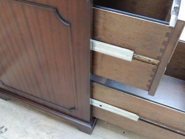 Image 12 of Antique Style Filing Cabinet with Key (Delivery)