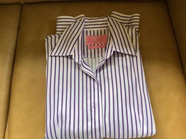 Image 1 of Ladies stripped cotton shirt, size 12