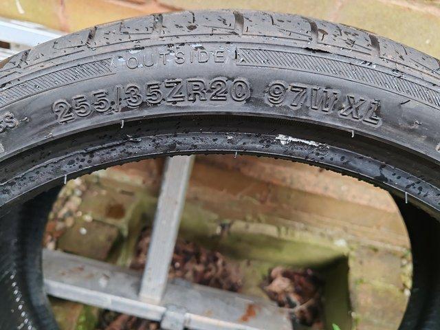 Preview of the first image of Tyres x3 £30 each very good price.