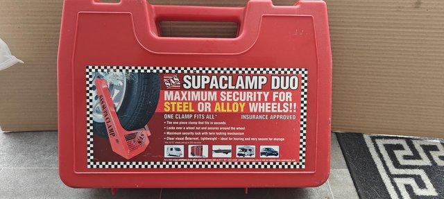 Preview of the first image of SAS Supaclamp Duo Wheel Clamp.