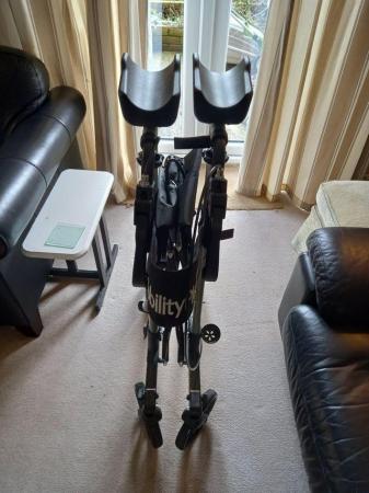 Image 2 of Upright Rollator with Forearm Support fit in car boot