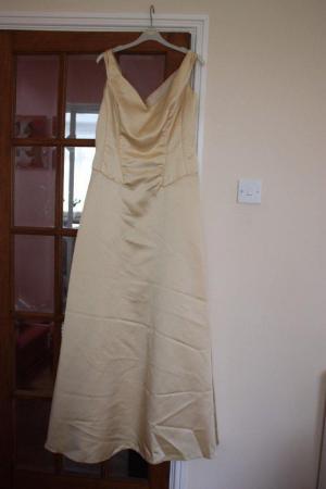 Image 1 of Gold Dress / Bridesmaid Dress / Prom dress