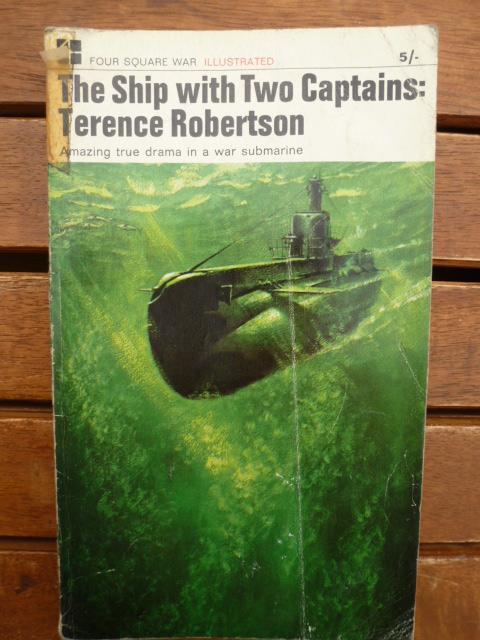 Preview of the first image of Battered paperback  A ship with two captains by T Robertson.