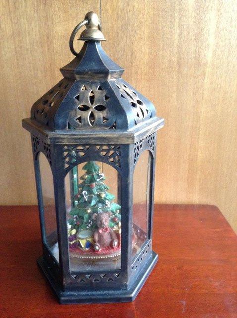 Preview of the first image of VINTAGE STYLE CHRISTMAS LANTERN.