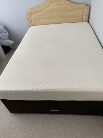 Image 3 of Double divan , mattress, headboard