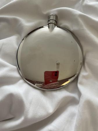 Image 2 of Dalvey Oval Hip Flask in original box