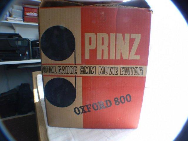 Preview of the first image of Prinz Oxford 800 Dual Gauge 8mm Movie Editor.