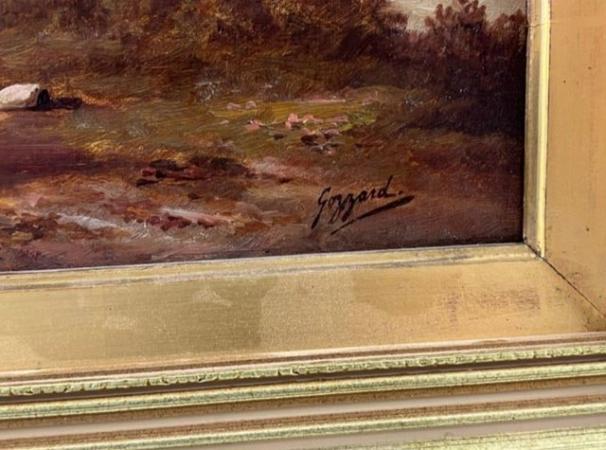 Image 6 of Antique Oil Painting by James Walter Gozzard (1862-1926)