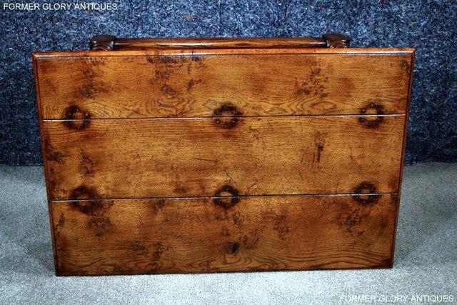 Image 36 of A TITCHMARSH & GOODWIN STYLE SOLID OAK POTBOARD COFFEE TABLE