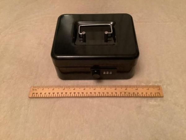 Image 3 of CASH BOX METAL WITH COMBINATION LOCK - NEW